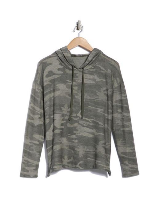 Matty M Gray High-Low Hem Hoodie