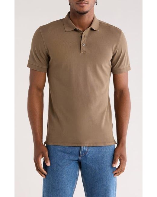 WESTZEROONE Brown Bathurst Polo for men