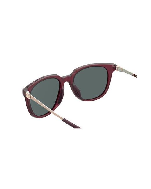 Under Armour Pink Circuit 54Mm Gradient Polarized Rectangular Sunglasses