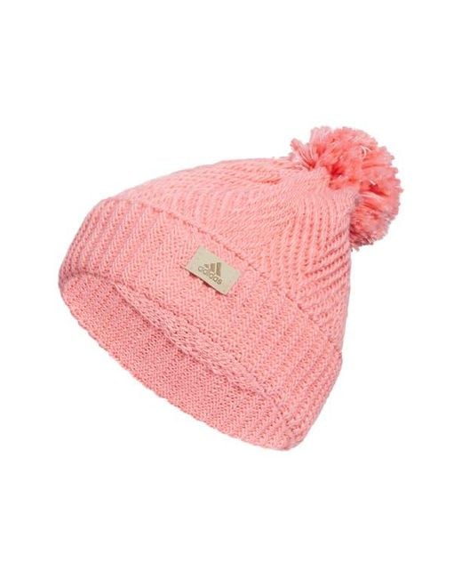 Adidas Pink Twilight Pompom Beanie
