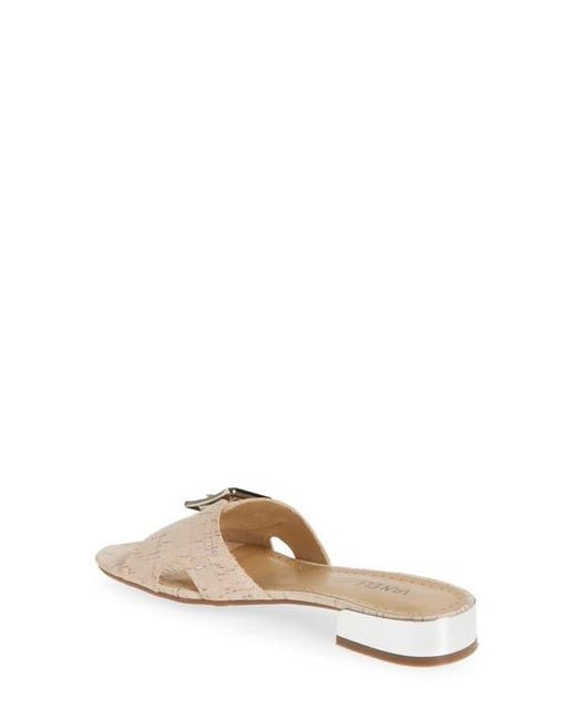 Vaneli White Eddery Slide Sandal