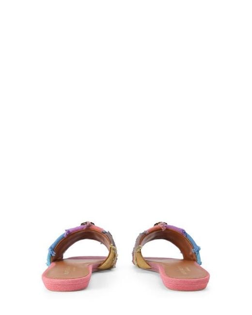 Kurt Geiger Blue Kensington Slide Sandal
