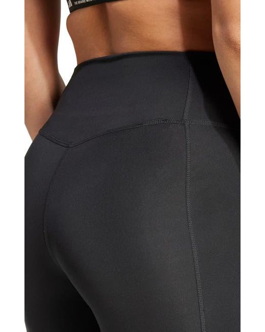 Adidas Black Optimé Essentials Stash Pocket Leggings