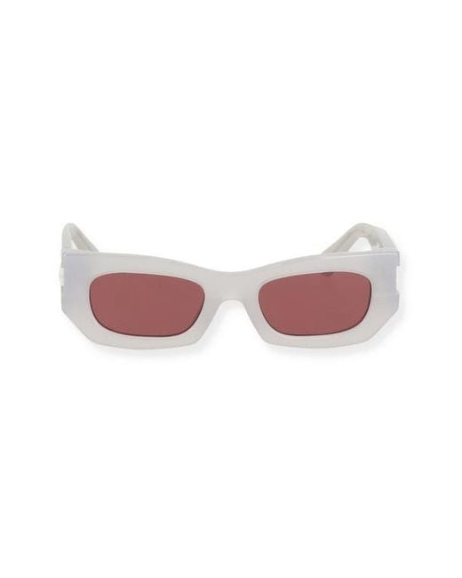 Off-White c/o Virgil Abloh Pink Belleville 50Mm Rectangular Sunglasses for men