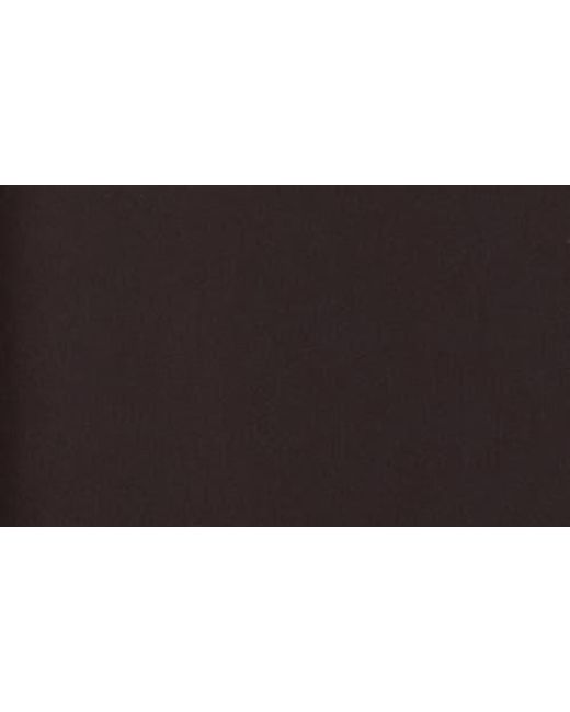 Theory Black Button Front Mixed Media Crepe Dress