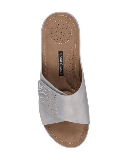 Gc Shoes Gray Annora Wedge Sandal