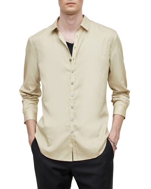 John Varvatos Natural Bucks Slim Fit Button-up Shirt for men