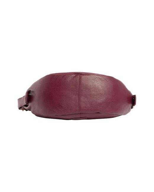 Vince Camuto Purple Jenna Leather Crossbody Bag