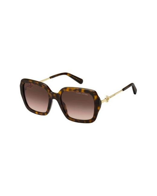 Marc Jacobs Brown 54Mm Gradient Square Sunglasses