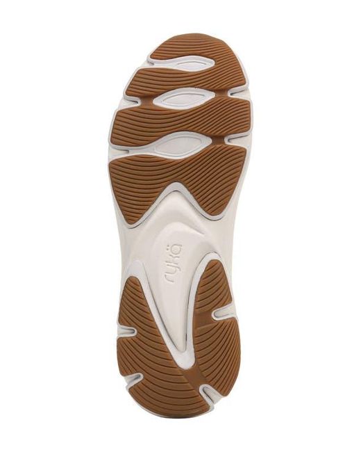 Ryka White Devotion X Max Plus Walking Sneaker