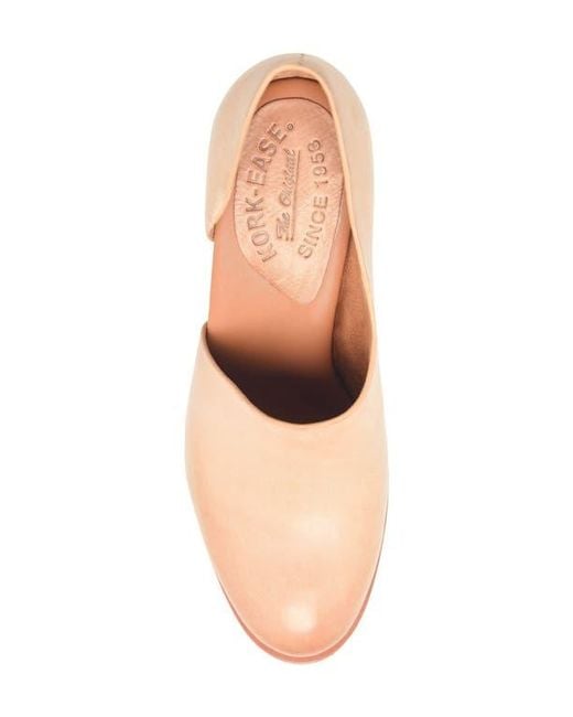 Kork-Ease Natural Hartwick Half D'Orsay Pump