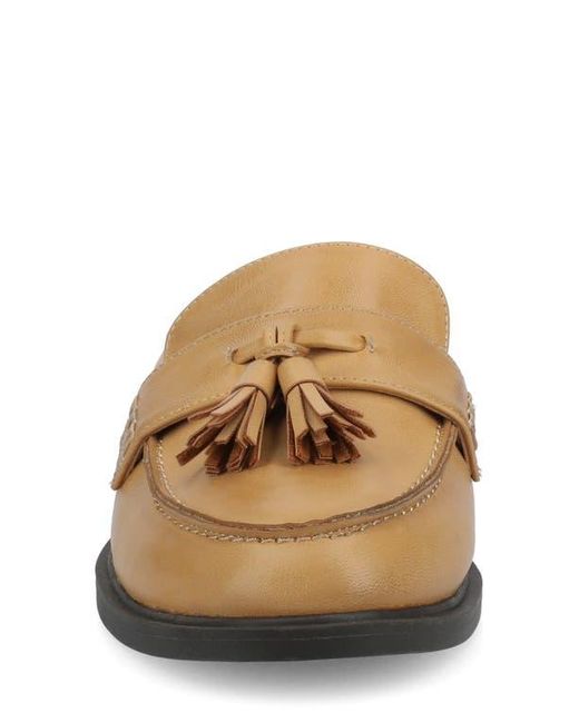 Journee Collection Metallic Azura Tassel Loafer
