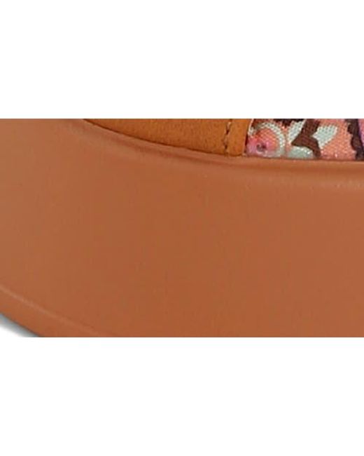 LONDON RAG Brown Kolata Platform Sandal