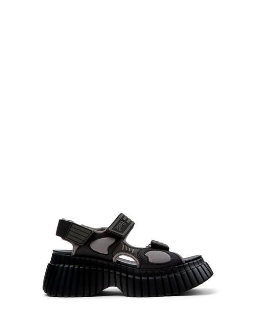 Camper Black Pix Bcn Platform Sandal