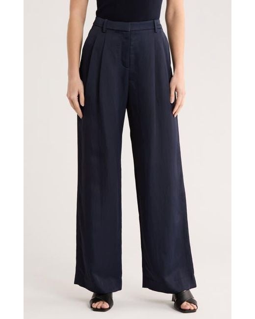 Twp Blue Sulli Pleated Pants