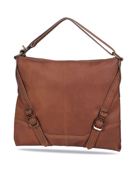 Frye Brown Veronica Boho Bag