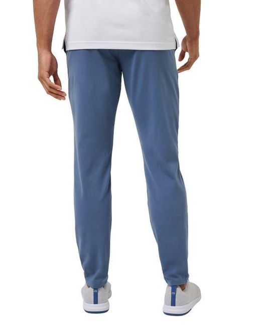Travis Mathew Blue Stretchknit Drawstring Pants for men