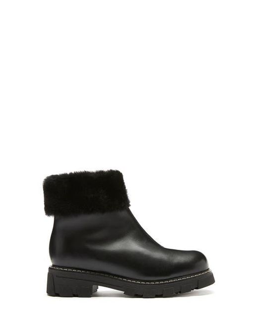 La Canadienne Black Abba Genuine Shearling Lined Waterproof Bootie