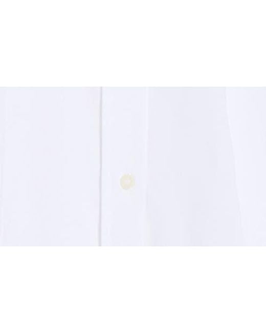 Truth White Fitted Button-Up Shirt