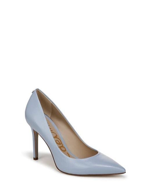 Sam Edelman Blue Hazel Pointed Toe Pump