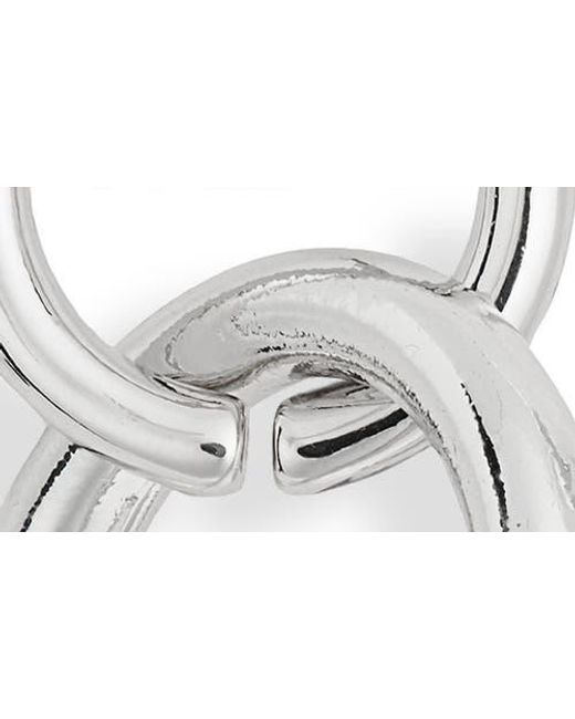Leith Metallic Link Drop Earrings
