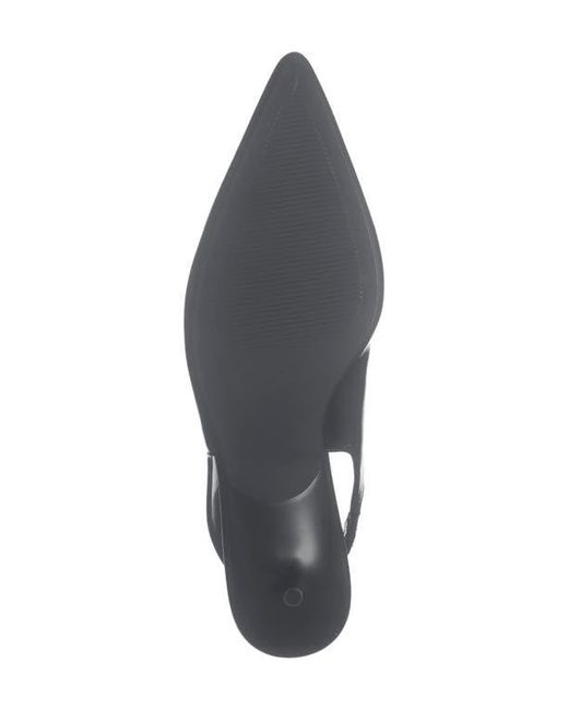 Steve Madden Black Leilany Pointed Toe Slingback Pump