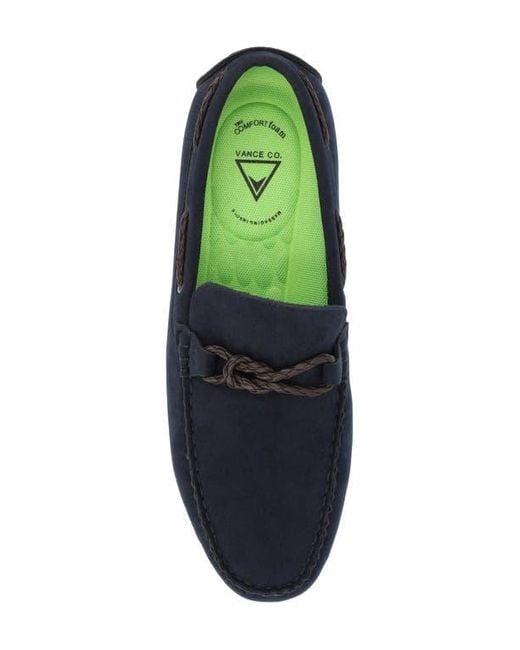 Vance Co. Blue Tyrell Driving Loafer for men