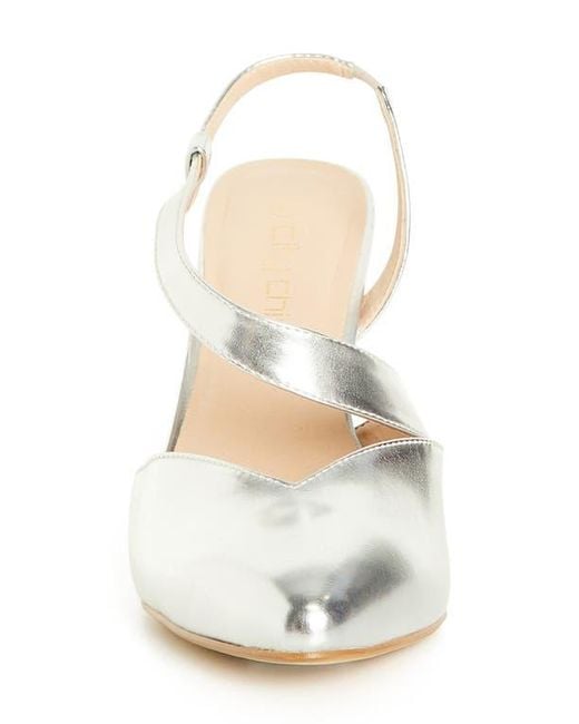 City Chic White Helen Slingback Pump