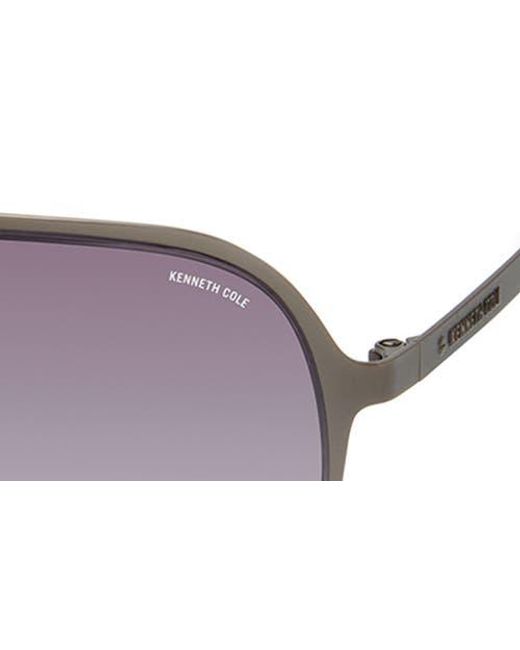 Kenneth Cole Multicolor 64Mm Gradient Pilot Sunglasses for men