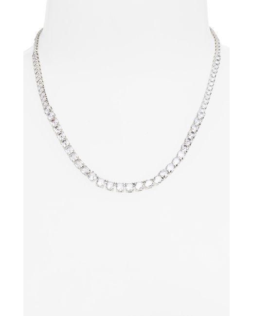 Nordstrom White Cz Graduated Tennis Necklace