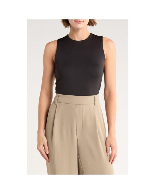 Vince Black Sleeveless Shell Top