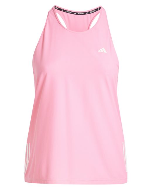 Adidas Pink Own The Run Tank Top