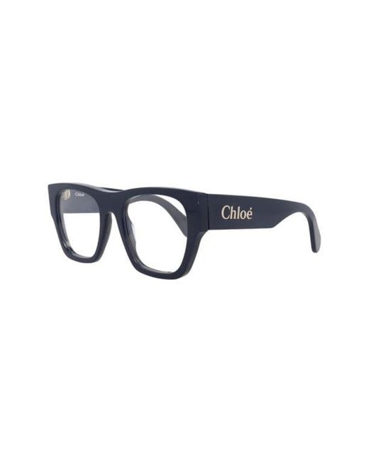 Chloé Blue 54Mm Square Optical Glasses