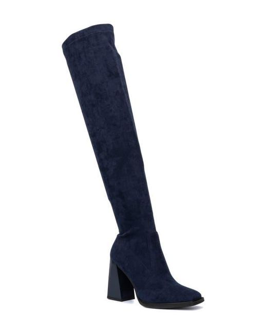 TORGEIS Blue Sasha Over-The-Knee Boot
