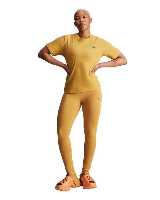 Adidas By Stella McCartney Yellow Regal Short Sleeve T-Shirt