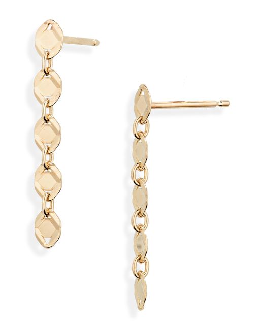 Lana Jewelry White Mini Miami Linear Earrings
