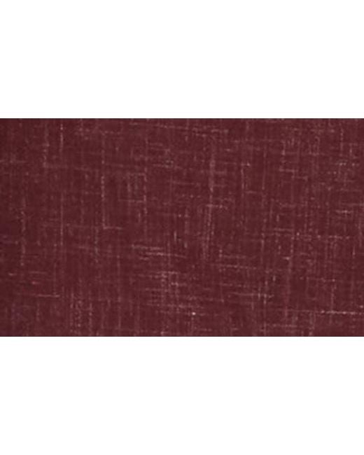 John Varvatos Red Solid Wool Blend Suit for men