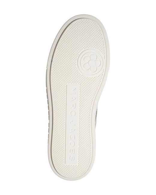 Marc Jacobs White Bold Logo Platform Sneaker