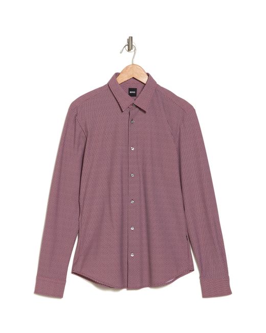 Boss Red Roan Stretch Button-up Shirt for men