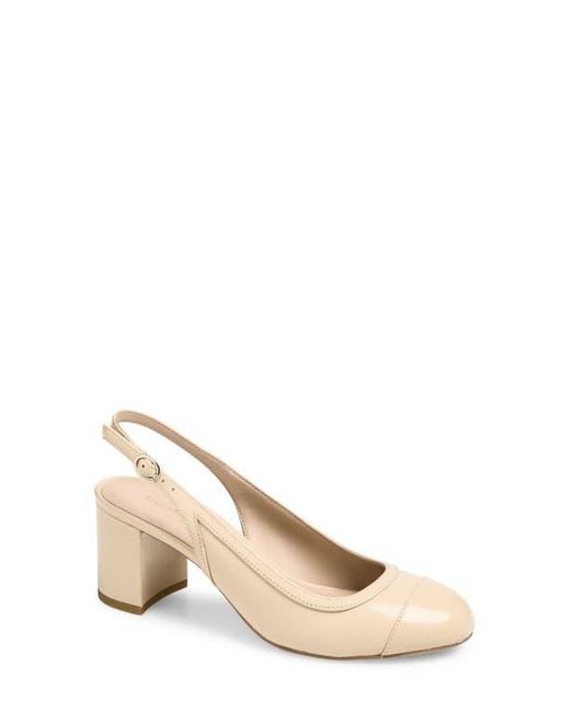 Stuart Weitzman Natural Celina 60 Slingback Pump