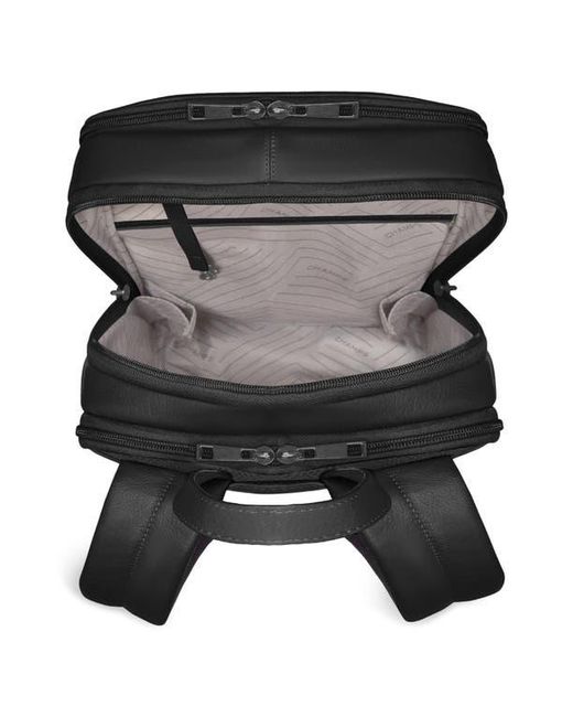CHAMPS Black Onyx Leather Backpack for men