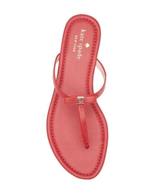 Kate Spade Red Penny Sandal