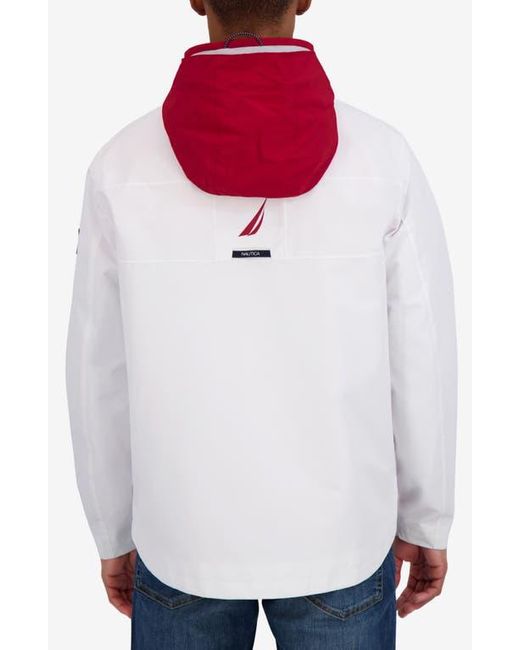 Nautica White Sailing Jacket for men