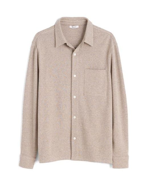 Madewell Natural The Devoe Button-Up Shirt for men