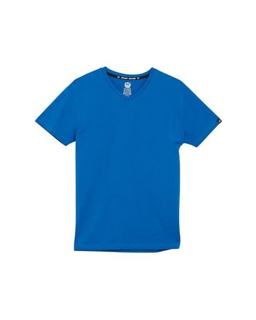 Xray Jeans Blue Soft Cotton V-Neck T-Shirt for men