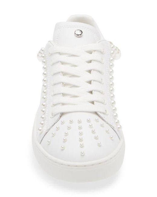 Stuart Weitzman White Goldie Sneaker