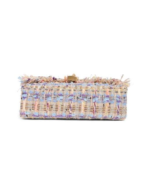 Kurt Geiger White Mini Brixton Lock Shoulder Bag