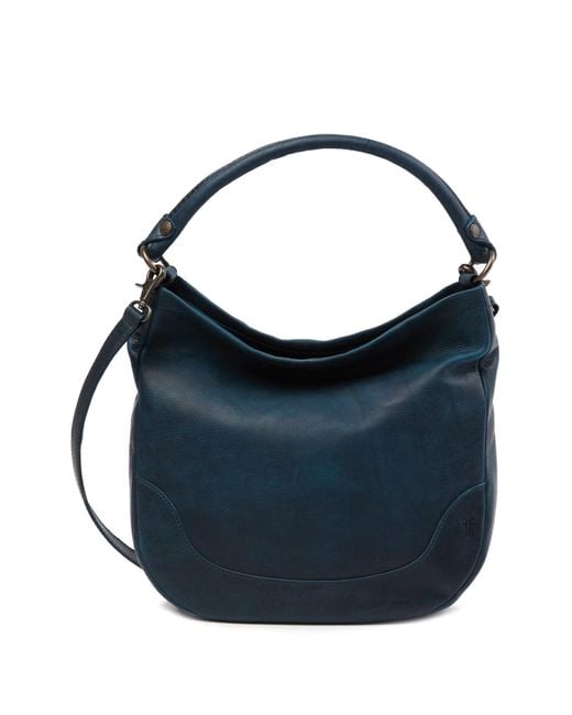 Frye Blue Melissa Leather Hobo Bag