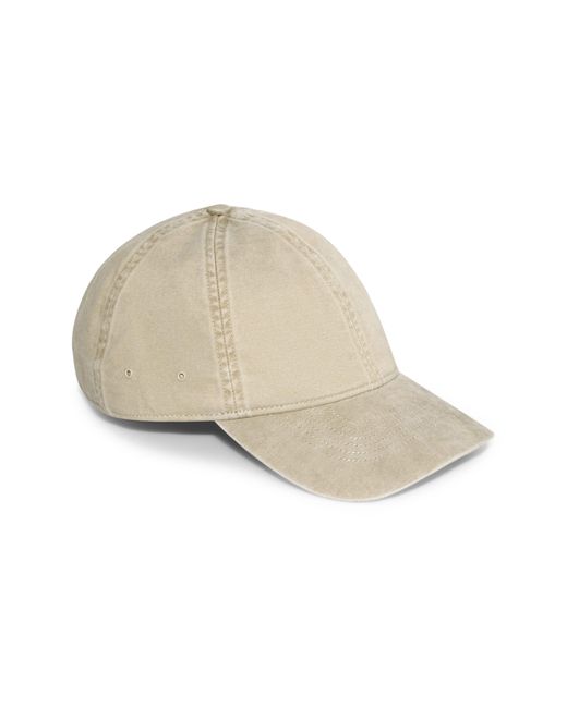 COS Natural Chaster Washed Cotton Baseball Cap for men