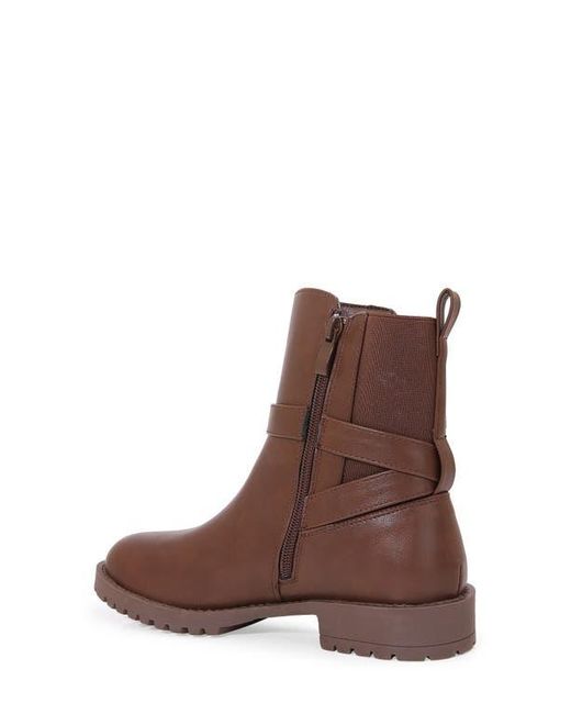 BERNESS Brown Lug Sole Bootie